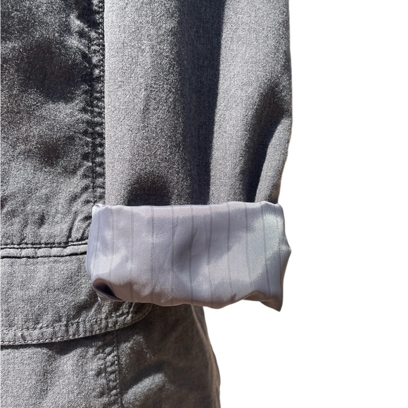 J. Jill Blazer Jacket XS Grey Lightweight - Picture 13 of 13